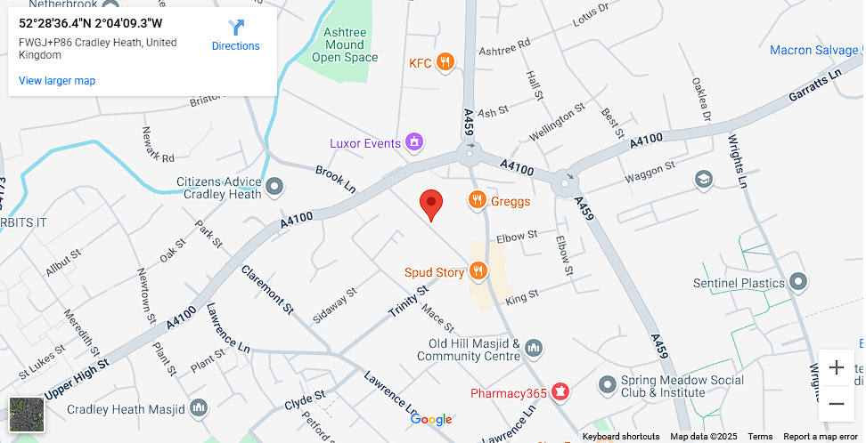 Birmingham Westbromwich West Midlands 20 Haden Road Cradley Heath B646ER